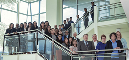 Ted Bauer Scholars in the Marilyn Davies College of Business Building