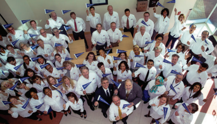 Group photo of Marilyn Davies faculty and staff