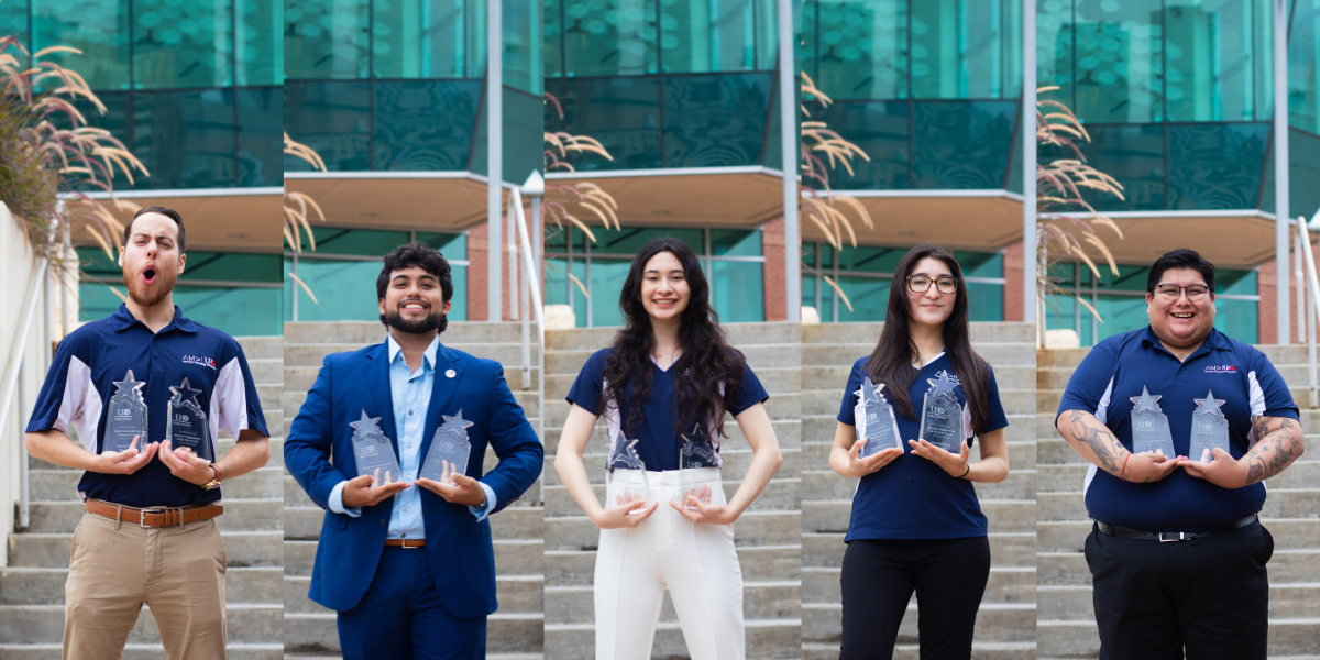 AMA Students holding Awards