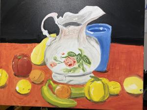 Nahum Parada, (Still Life, Color), Painting 1