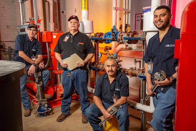 Group Photo for the Plumber Shop