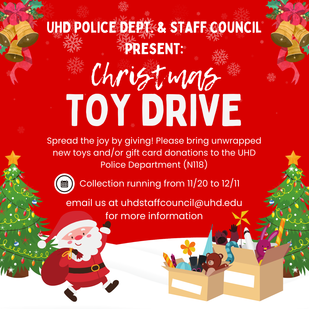 Christmas Toy Drive flyer 2024