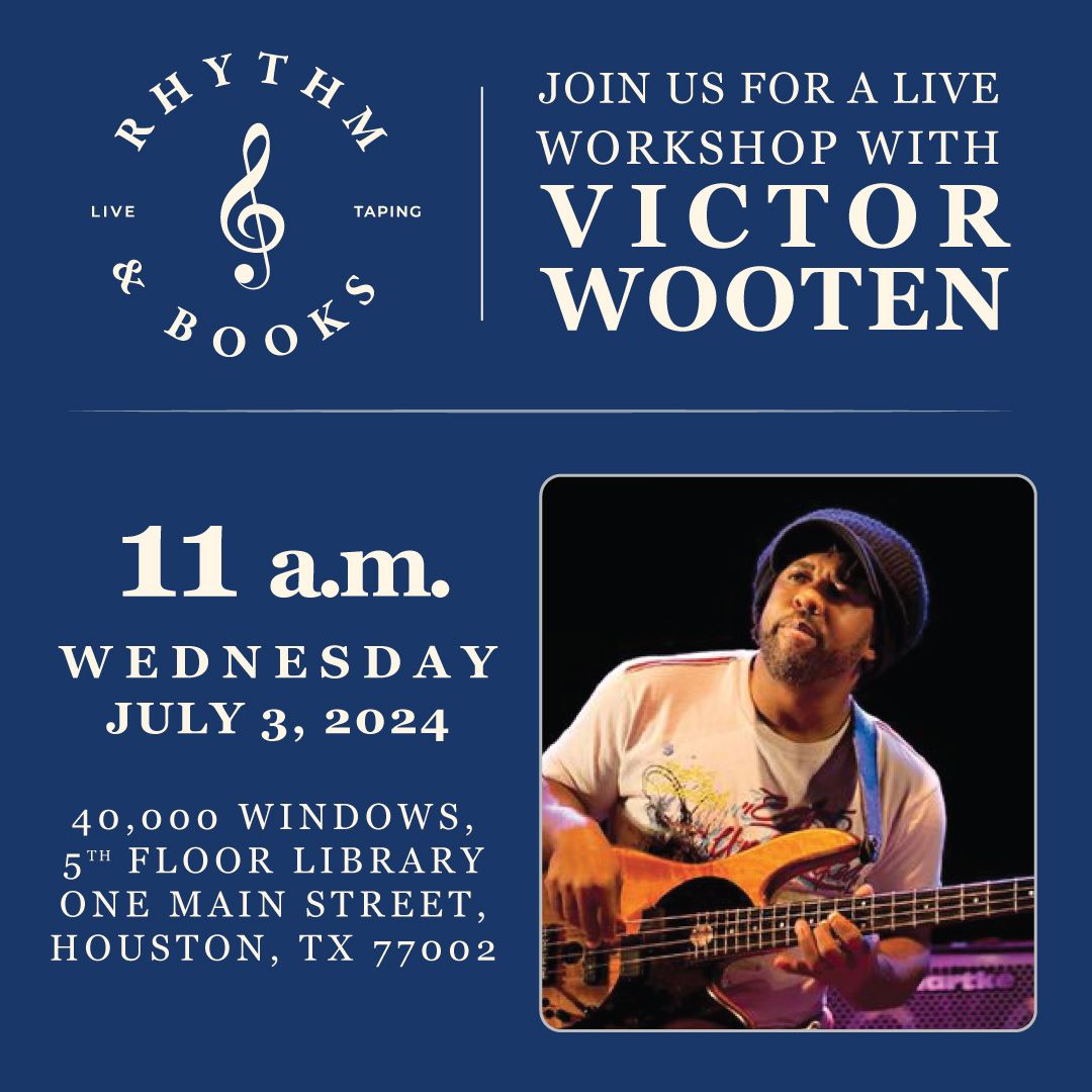 Victor Wooten Rhythm & Books event